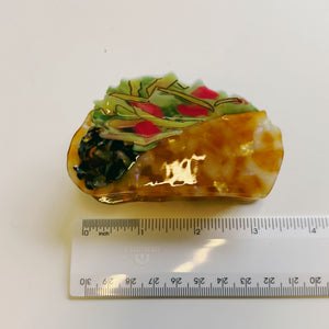 Velvet Claws Taco Fiesta Hair Clip