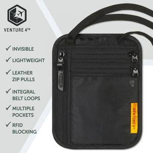 Slim Minimalist Design Travel Neck Wallet