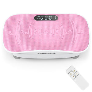Vibration Plate Exercise Machine for Lymphatic Drainage and Weight Loss with 10 Speed Intensities-White