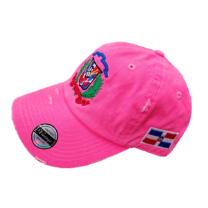 Dominican Republic Embroidered Vintage Dad Hat – Distressed Adjustable Cotton Baseball Cap with Dominican Shield Flag