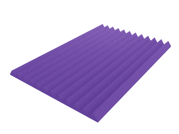 4 Inch Acoustic Foam Wedge Style Panels - 13 Color Options