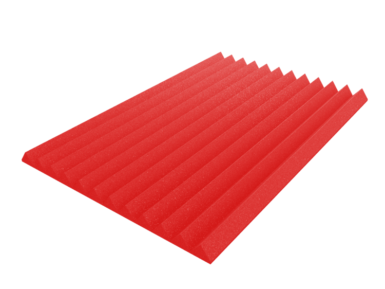 4 Inch Acoustic Foam Wedge Style Panels - 13 Color Options
