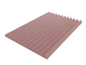 4 Inch Acoustic Foam Wedge Style Panels - 13 Color Options