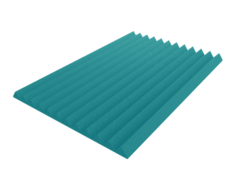 4 Inch Acoustic Foam Wedge Style Panels - 13 Color Options