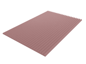 2 Inch Acoustic Foam Wedge Style Panels - 13 Color Options