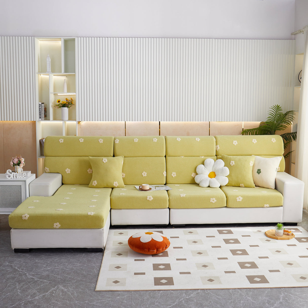 Polar Fleece Sofa Cushion Covers for Sofa 1/2/3/4 Seater, Best Seat Covers for Dogs, Pet Couch Protector