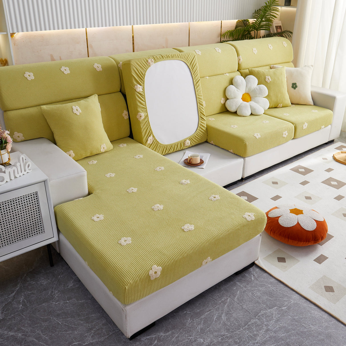 Polar Fleece Sofa Cushion Covers for Sofa 1/2/3/4 Seater, Best Seat Covers for Dogs, Pet Couch Protector