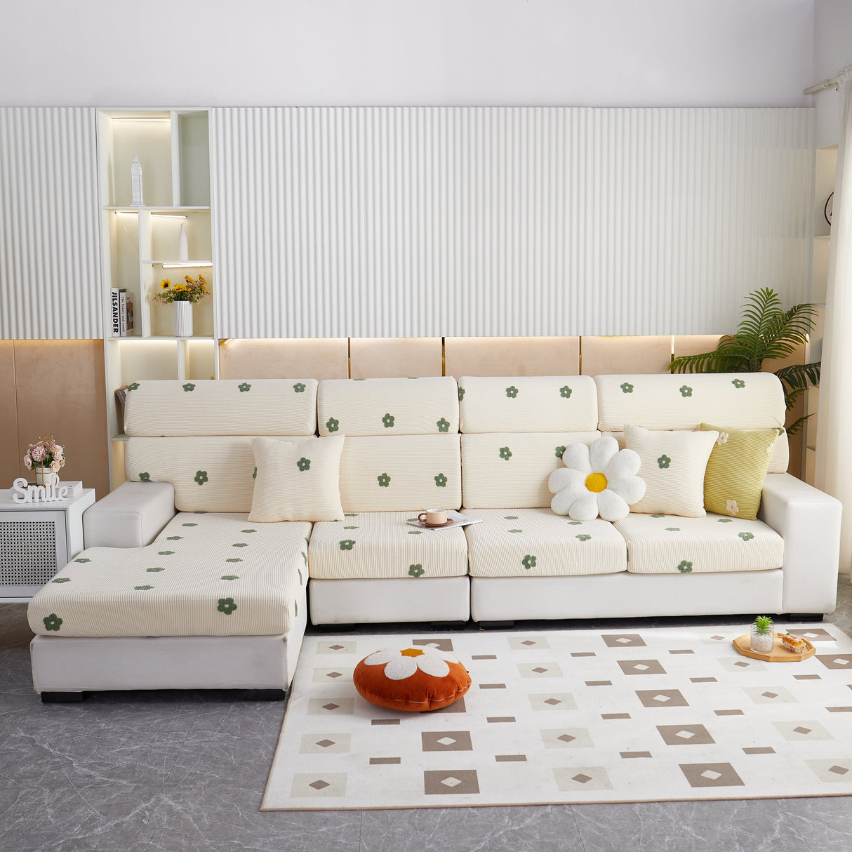 Polar Fleece Sofa Cushion Covers for Sofa 1/2/3/4 Seater, Best Seat Covers for Dogs, Pet Couch Protector