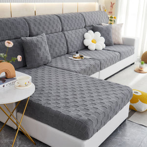 Stretchable Cotton Velvet Sofa Cover Furniture Covers for Pets Slipcovers and Couch Cushion Covers