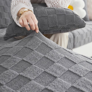 Stretchable Cotton Velvet Sofa Cover Furniture Covers for Pets Slipcovers and Couch Cushion Covers