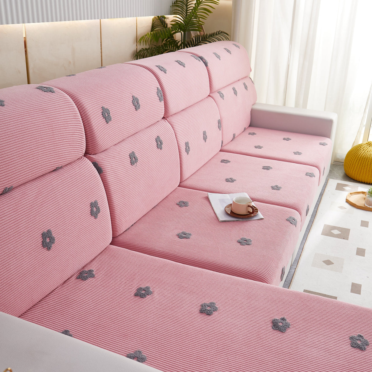 Polar Fleece Sofa Cushion Covers for Sofa 1/2/3/4 Seater, Best Seat Covers for Dogs, Pet Couch Protector