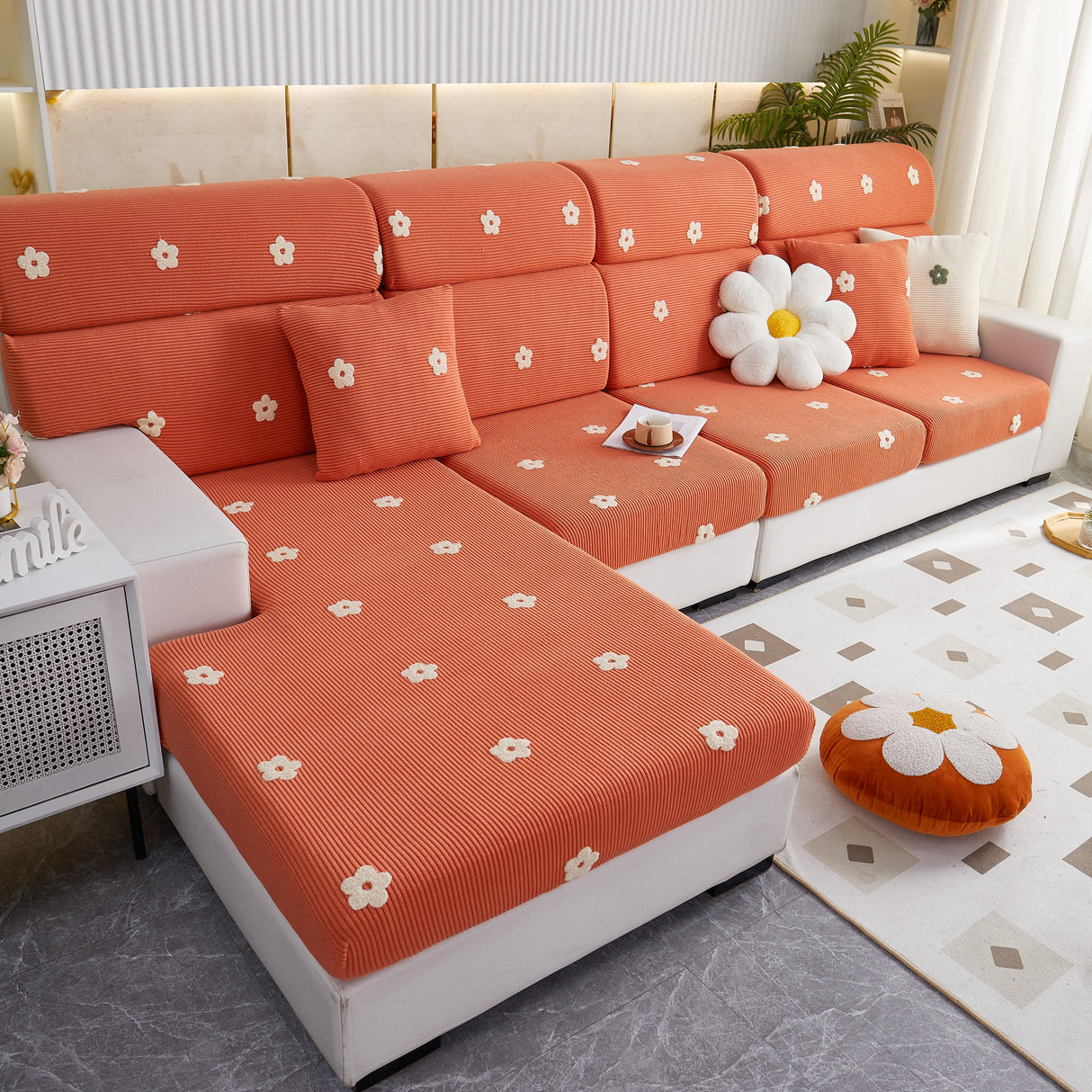 Polar Fleece Sofa Cushion Covers for Sofa 1/2/3/4 Seater, Best Seat Covers for Dogs, Pet Couch Protector