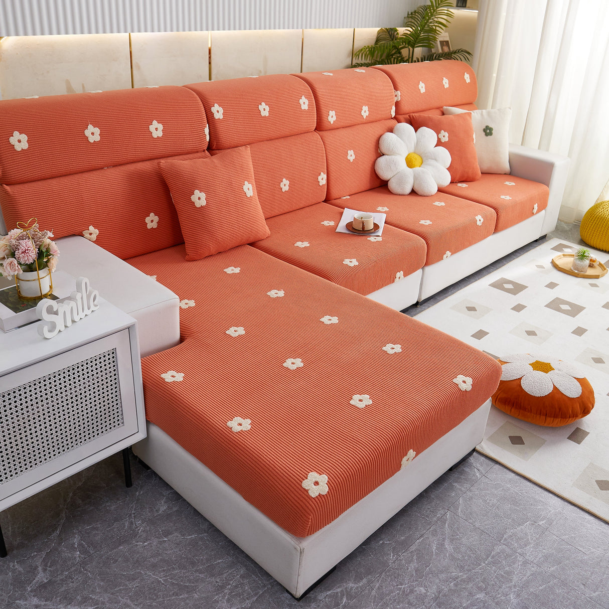 Polar Fleece Sofa Cushion Covers for Sofa 1/2/3/4 Seater, Best Seat Covers for Dogs, Pet Couch Protector