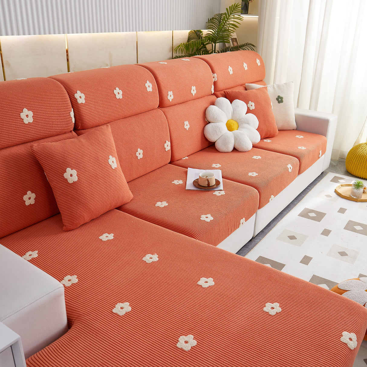 Polar Fleece Sofa Cushion Covers for Sofa 1/2/3/4 Seater, Best Seat Covers for Dogs, Pet Couch Protector