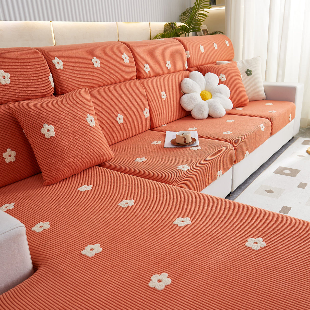 Polar Fleece Sofa Cushion Covers for Sofa 1/2/3/4 Seater, Best Seat Covers for Dogs, Pet Couch Protector