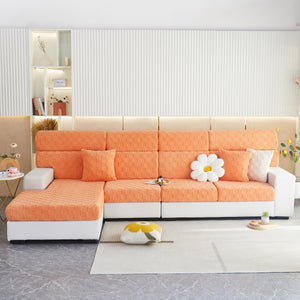 Stretchable Cotton Velvet Sofa Cover Furniture Covers for Pets Slipcovers and Couch Cushion Covers