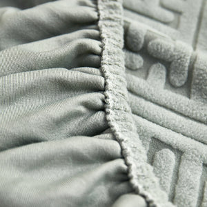 L Shape Sectional Sofa Cover Soft Stretch Furniture Protector Couch Slipcover with 1pcs Free Pillowcases