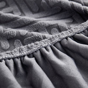 L Shape Sectional Sofa Cover Soft Stretch Furniture Protector Couch Slipcover with 1pcs Free Pillowcases