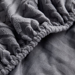 L Shape Sectional Sofa Cover Soft Stretch Furniture Protector Couch Slipcover with 1pcs Free Pillowcases