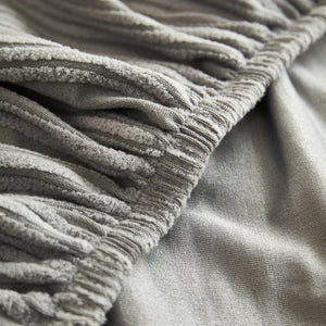 Textured Wave Stretch Sofa Couch Cover, Soft Washable Spandex Furniture Slipcovers