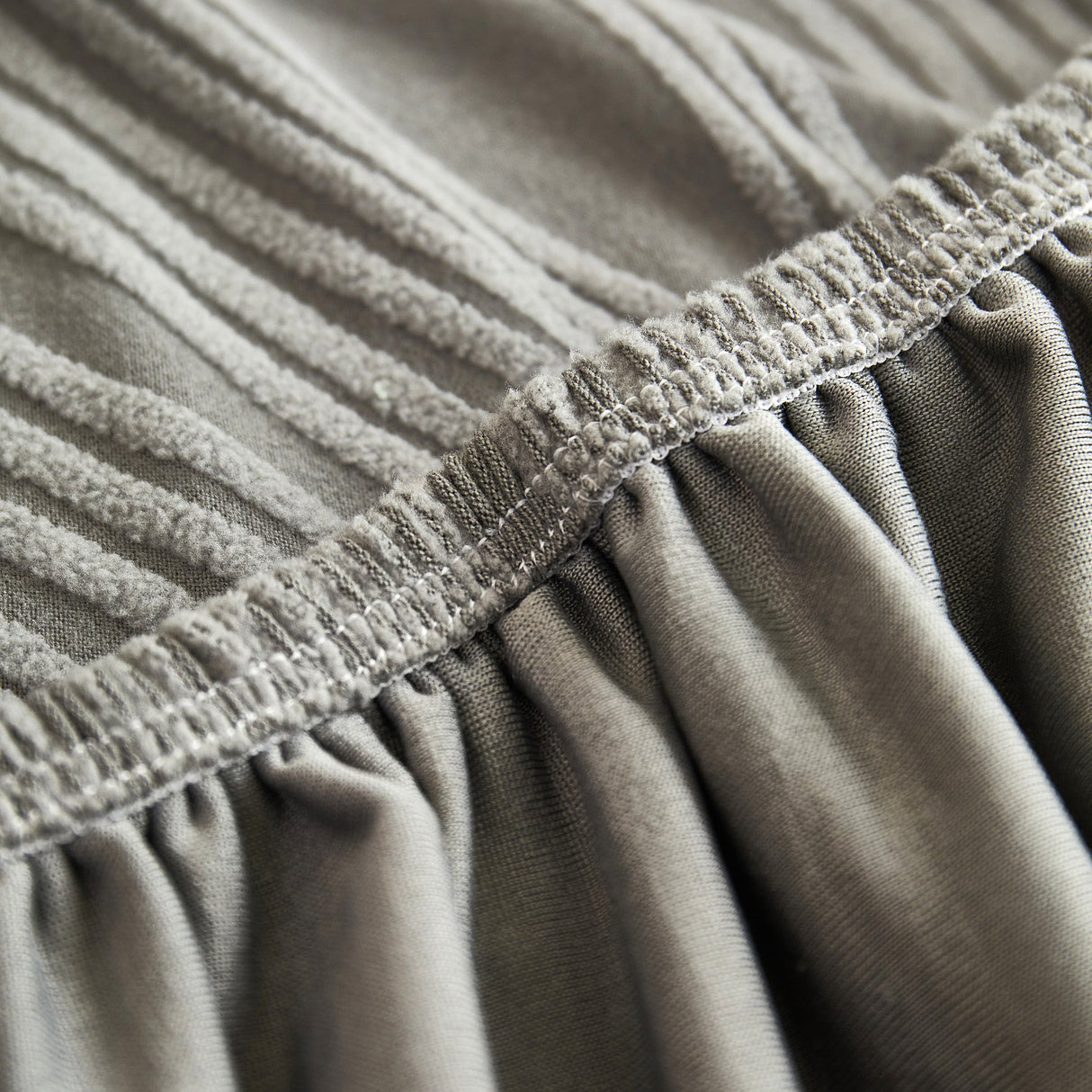 Textured Wave Stretch Sofa Couch Cover, Soft Washable Spandex Furniture Slipcovers