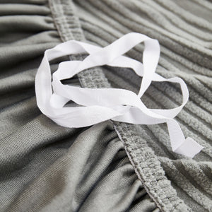 Textured Wave Stretch Sofa Couch Cover, Soft Washable Spandex Furniture Slipcovers