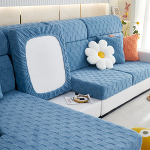 Stretchable Cotton Velvet Sofa Cover Furniture Covers for Pets Slipcovers and Couch Cushion Covers