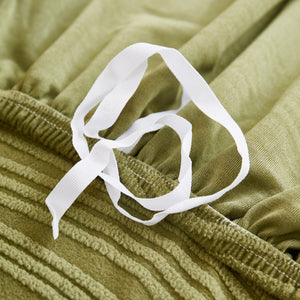 Textured Wave Stretch Sofa Couch Cover, Soft Washable Spandex Furniture Slipcovers