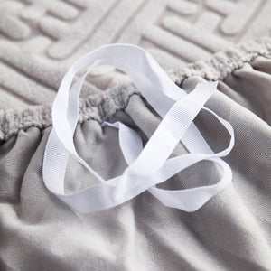 L Shape Sectional Sofa Cover Soft Stretch Furniture Protector Couch Slipcover with 1pcs Free Pillowcases