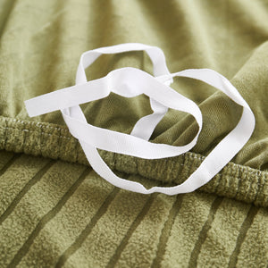 Fleece Stretch Sofa Slipcover Washable Soft Spandex Couch Cover Furniture Protector