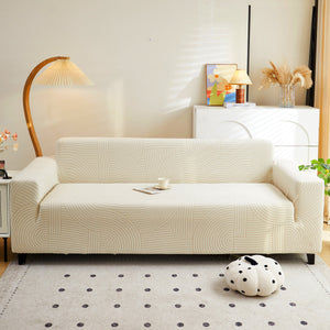Fleece Stretch Sofa Slipcover Washable Soft Spandex Couch Cover Furniture Protector