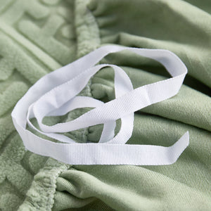 L Shape Sectional Sofa Cover Soft Stretch Furniture Protector Couch Slipcover with 1pcs Free Pillowcases