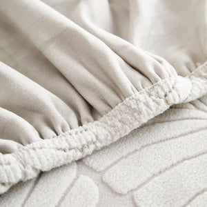 Jacquard Leaf Stretch Sofa Protector Cover Soft Washable Spandex Couch Slipcover