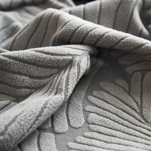 Jacquard Leaf Stretch Sofa Protector Cover Soft Washable Spandex Couch Slipcover