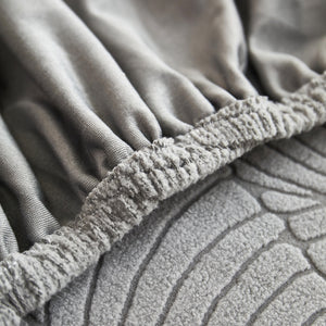 Jacquard Leaf Stretch Sofa Protector Cover Soft Washable Spandex Couch Slipcover