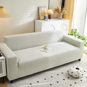 Fleece Stretch Sofa Slipcover Washable Soft Spandex Couch Cover Furniture Protector