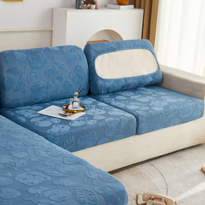 Cherry Cute Cooling Silk Fabric Stretch Couch Cushion Covers, Non-Slip Furniture Protector for Kids