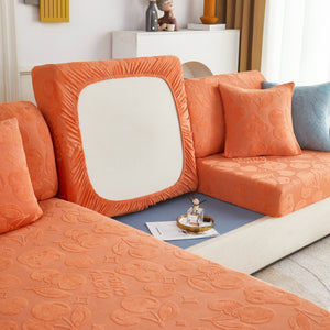 Cherry Cute Cooling Silk Fabric Stretch Couch Cushion Covers, Non-Slip Furniture Protector for Kids