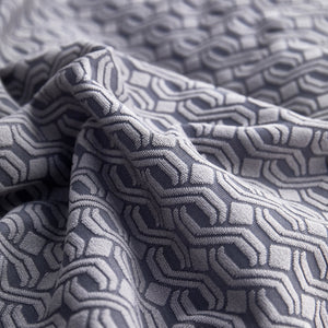 Growth Rings Jacquard Fleece Fabric Stretch Cushion Cover, Non-Slip Furniture Protector for Kids, Couch Cushion Covers