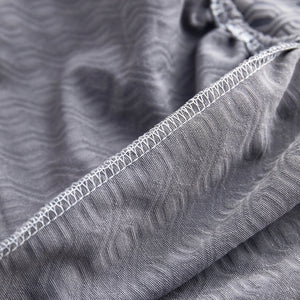 Growth Rings Jacquard Fleece Fabric Stretch Cushion Cover, Non-Slip Furniture Protector for Kids, Couch Cushion Covers