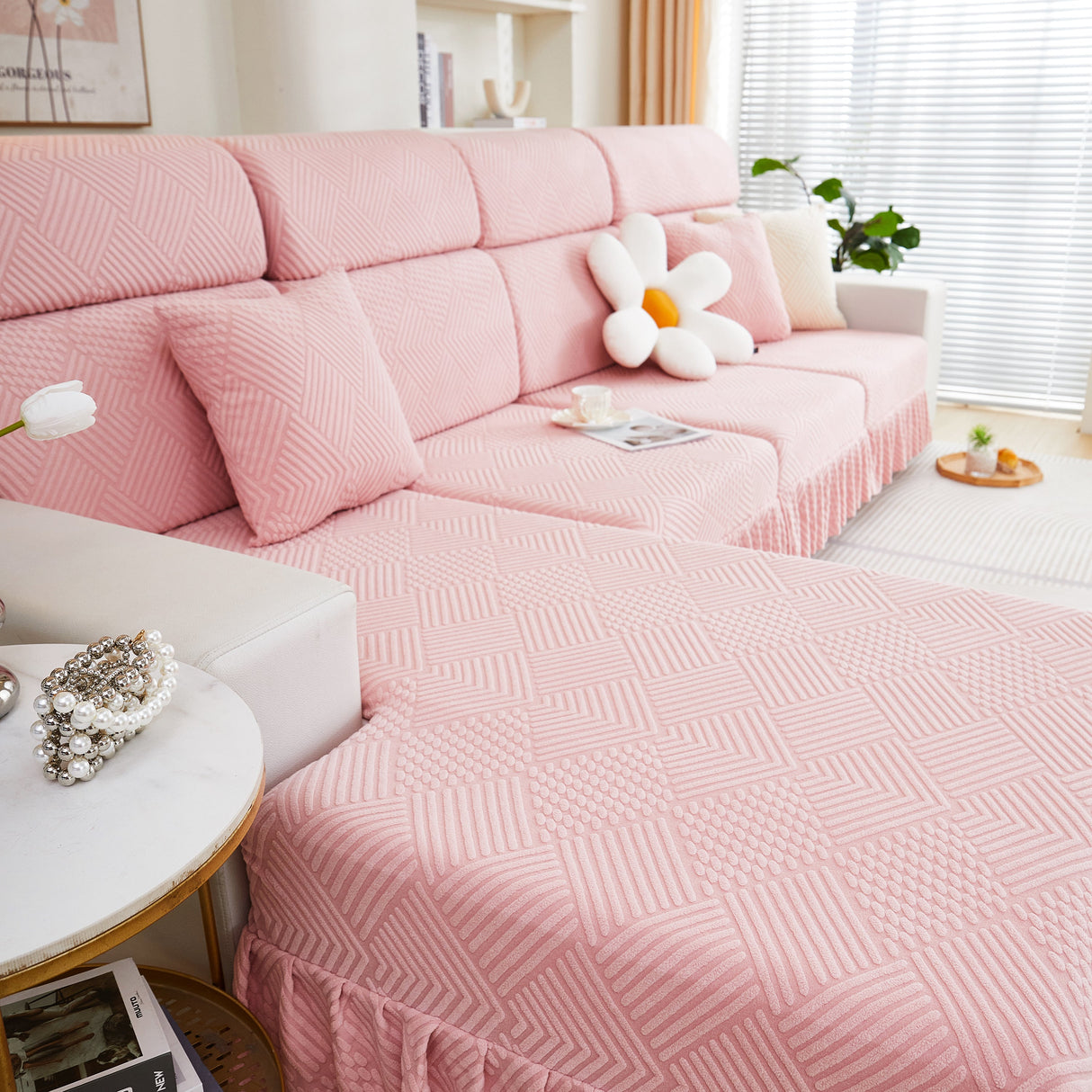 Stretch Sofa Covers for Couch Seats and Cushions, Suitable for 1/2/3/4/L Seater Sofas and Couches