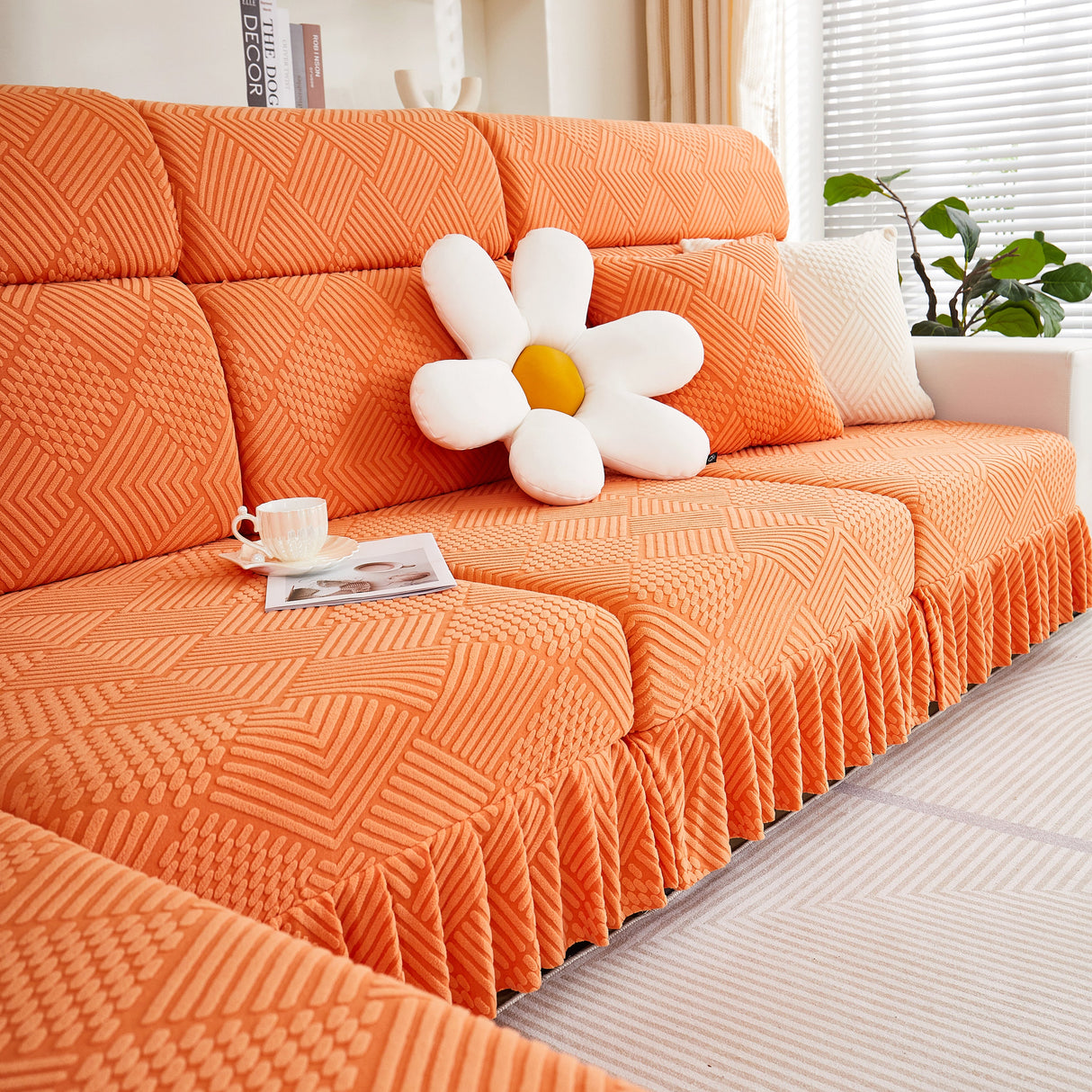 Stretch Sofa Covers for Couch Seats and Cushions, Suitable for 1/2/3/4/L Seater Sofas and Couches
