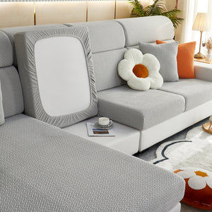 High Stretch Separate Cushion Covers Sofa Slipcover for L-Shaped Sectional Couch