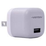 Ventev 12W USB A Wall Charger and USB A to Apple Lightning Cable by Ventev