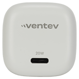 Ventev 20W ULTRAFAST USB C Universal Mini Wall Charger and USB C to Apple Lightning Cable by Ventev