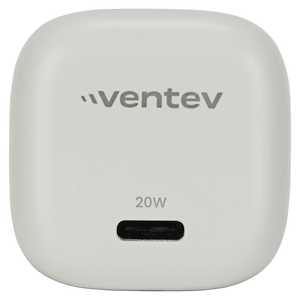 Ventev 20W ULTRAFAST USB C Universal Mini Wall Charger and USB C to Apple Lightning Cable by Ventev