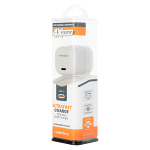 Ventev 20W PD USB C Mini Wall Charger by Ventev