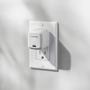 Ventev 45W USB-C GaN Mini Wall Charger w/ 5A USB-C to USB-C Cable by Ventev