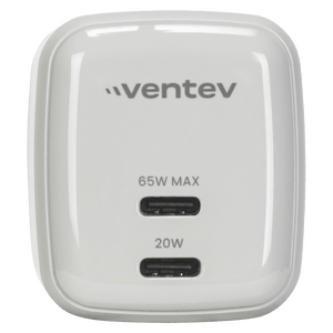 Ventev 65W Dual USB C GaN Mini Wall Charger by Ventev