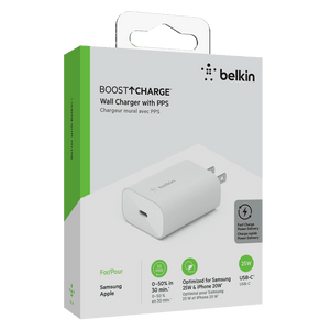 Belkin Boost Charge 25W USB C PD PPS Wall Charger by Belkin